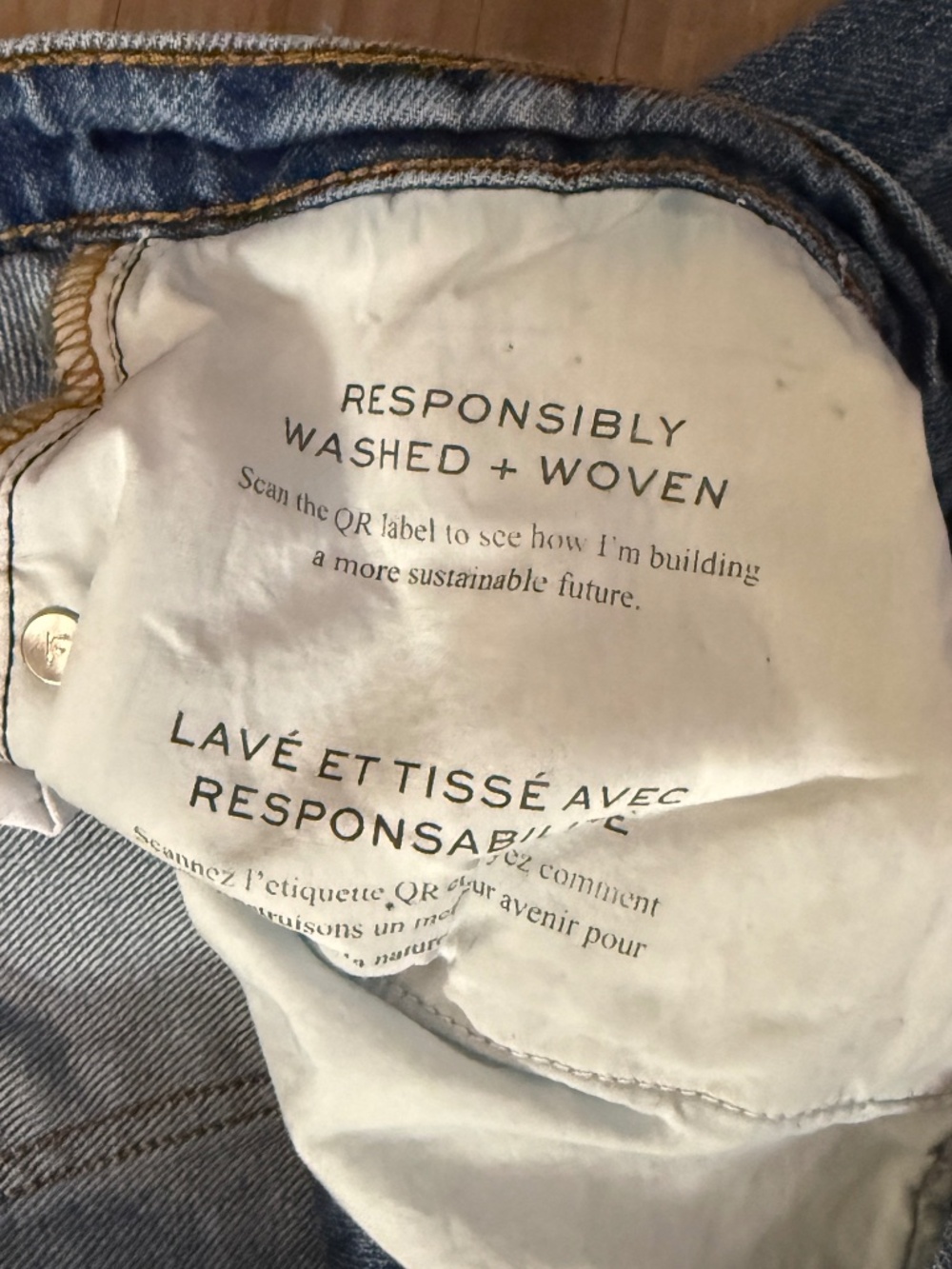 FRAME Le Jane High Rise Straight Leg Jeans Mariner Sz 30 $288 Retail - Picture 12 of 12